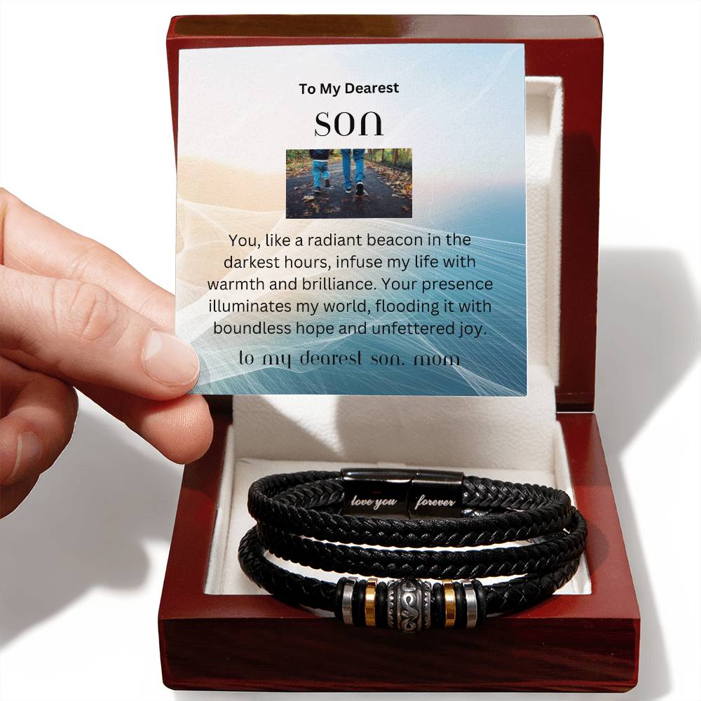 To My Superstar Son | Love You Forever Bracelet | A suitable design for every occasion