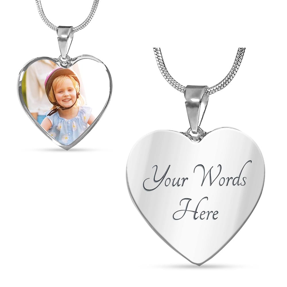 To My Loving Auntie | High Quality Surgical Steel with Heart Pendant | Gold Finish Luxury Necklace Gift
