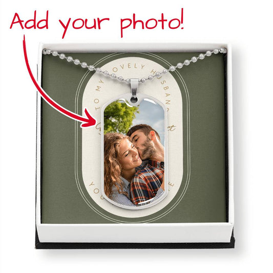 To My Beloved Husband | A premium keepsake dog tag for my Prince Charming